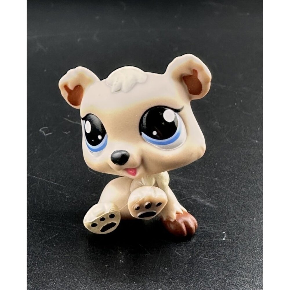 Littlest Pet Shop‎ 1555 Petriplets Pack Baby Bear Blue Eyes LPS Authentic G3